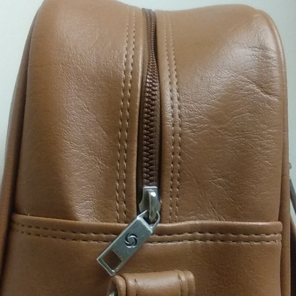 Vintage Samsonite Concord Carry-On Zippered Travel Bag W/Shoulder Strap - Picture 7 of 11
